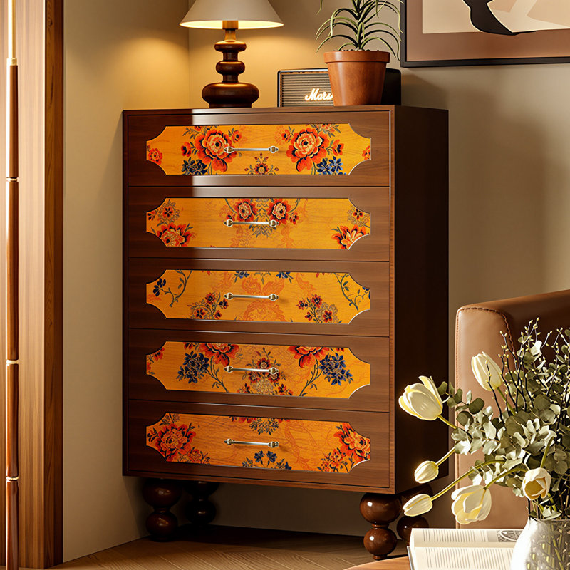 Armoire à tiroirs rétro de style américain