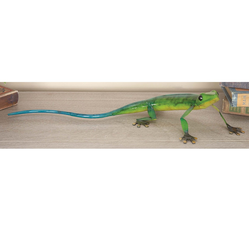 Sculpture lézard éclectique Felles