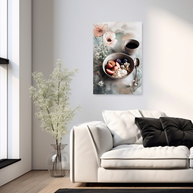 Art matinal du matin, 36" H x 24" W