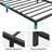 6-Inch Twin Metal Bed Frame, Low Profile Platform, Noise-Free, No Box Spring, Easy Assembly-1495503441