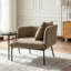 Fauteuil de détente Lounge avec petite table et coussin de dossier-129410853