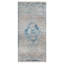 Tapis en polyester fabriqués à la machine Crayton - couleur bleue, conception orientale, tapis à poils courts pour le salon, la chambre à coucher-94524645
