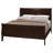 Cappuccino Full Sleigh Bed