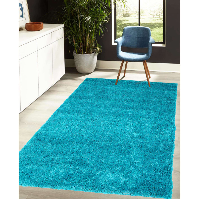 Valeri Turqoise Area Rug, Rectangle 7'10" x 10'2"