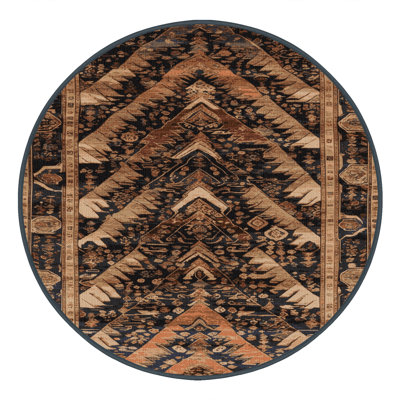 Machine Washable Persian Brown Area Rug