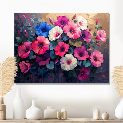 Décoration murale rose, blanc et vibrant Morning Glory I - Morning Glory