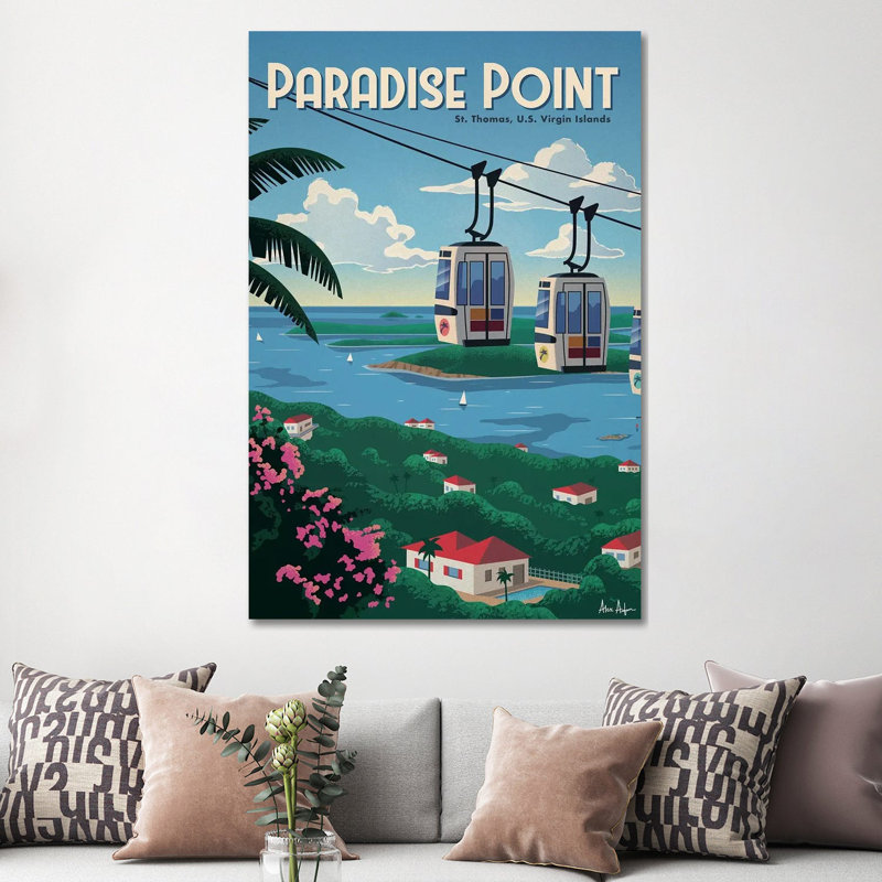 Paradise Point - Wrapped Canvas Print, 152.5 cm H x 101.5 cm W