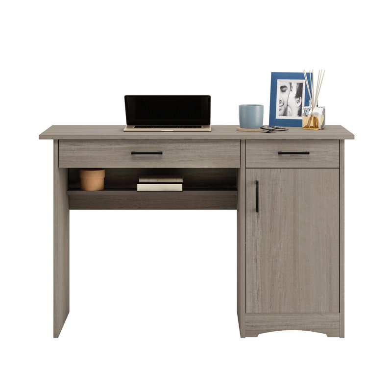 Computer Desk, Brown Finish