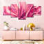 Blush rose abstrait, reproduction d'art sur toile-81771988