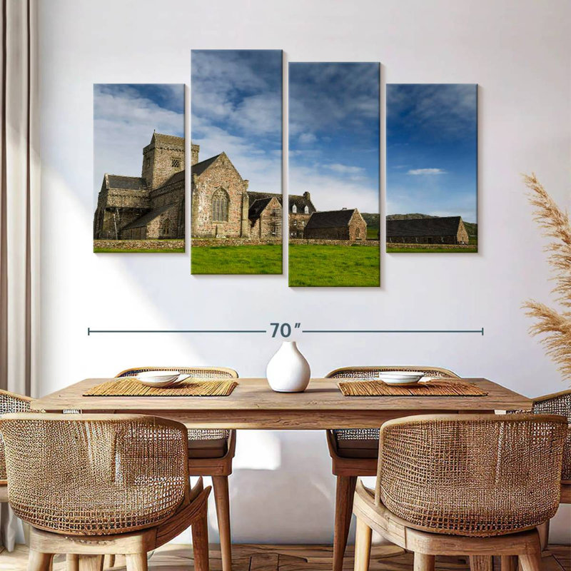 Adella Iona Abbey And Nunnery, 42" H x 68" W