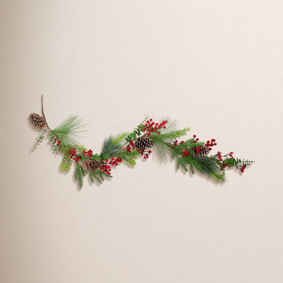 60" Berry Pine Christmas Garland