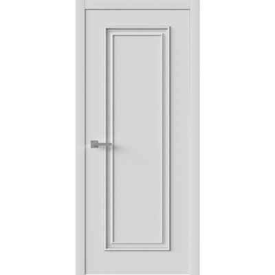 Porte intérieure | Émail blanc IMPÉRIAL 1811 | Poignée simple à panneau régulier | Portes de salle de bain et de chambre à coucher