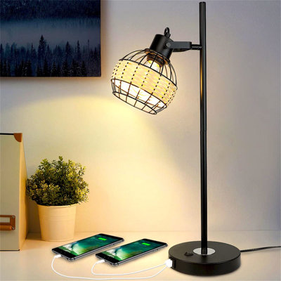 Wyandotte Metal USB Desk Lamp