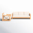 Madeira Teak 4 - Person Patio Conversation Set with Cushions