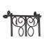 Grille de porte / fenêtre forgée à la main Speakeasy-24071560