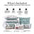 Southshore Fine Linens Happy Holidays Reversible Quilt Bedding Set, 100 GSM Double-Brushed Microfiber, 6-Piece with Decorative Pillows, Full / Queen-1513022545