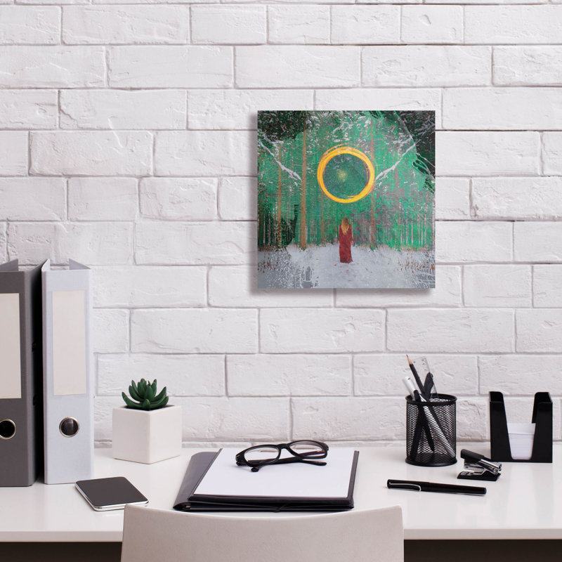 «The Caliing» par Elena Ray, art mural sur toile, H 12 po x l 12 po x P 0,75 po