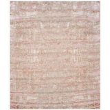 Rectangle Centennial Abstract Hand-Knotted Area Rug in pink