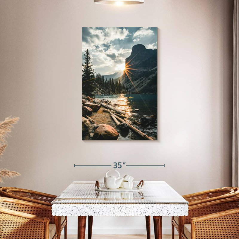 Alvord Moraine Lake Sunburst, H 45 po x l 30 po