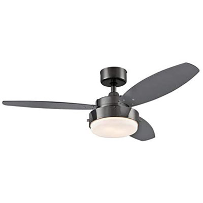 Alliage d'intérieur à DEL intégré en aluminium industriel de 42 po Ventilateur de plafond réversible