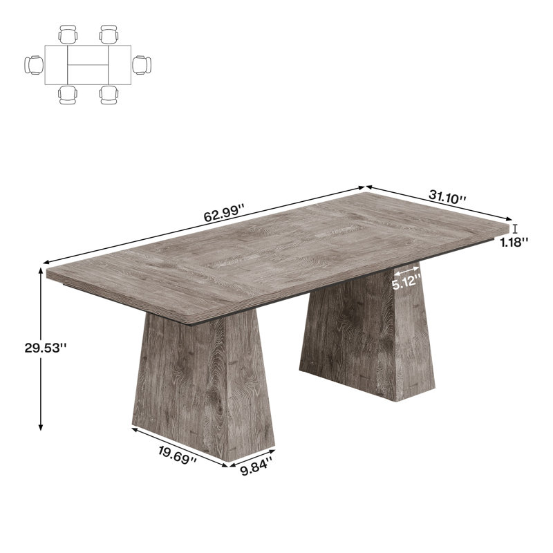 Table repas, Gris