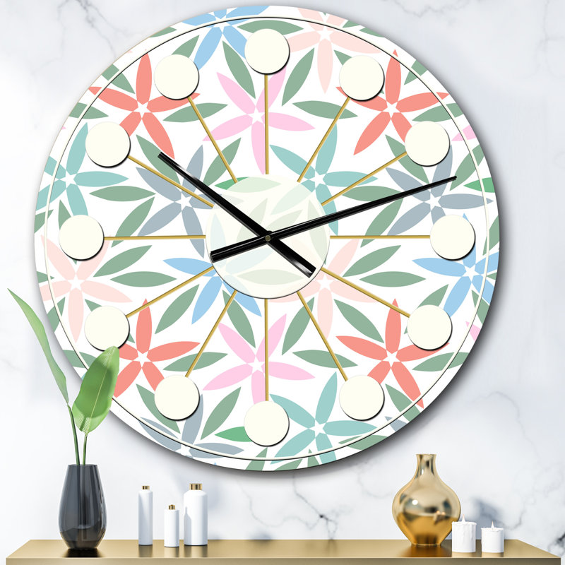 Horloge murale rétro Mid-Century, Petit