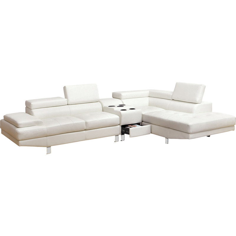 Canapé modulaire Dymitri, blanc