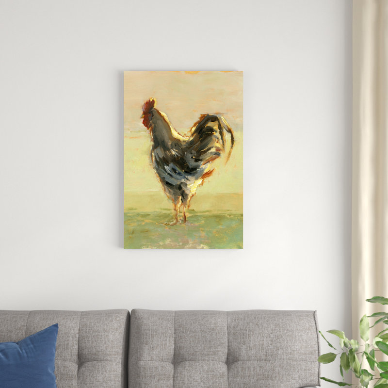 Sunlit Rooster II, H 30 po x l 20 po