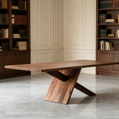 Retro rectangular office table