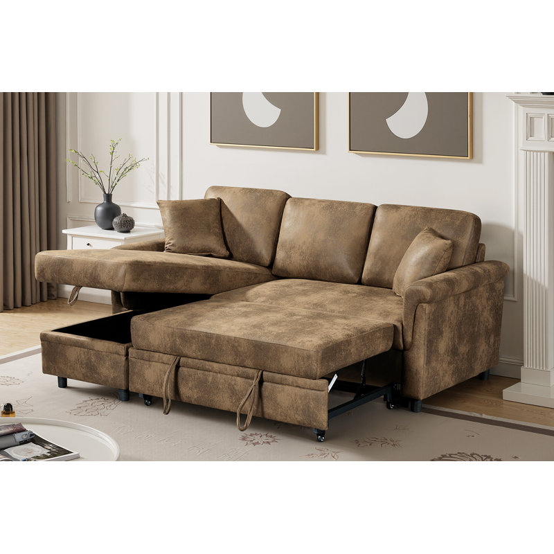 Advika 4 Seater Sofa Bed, Left Hand Facing
