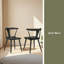 [Ensemble de 2] Chaises de ferme rustiques, chaises d'appoint en bois massif avec assemblage facile-27629974