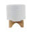 Exquisite Ceramic Planter With Stand, Versatile For Indoor And Outdoor Decor, Enhancing Any Space With Style And Functionality.