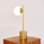 Petite lampe de table en laiton Ethereal