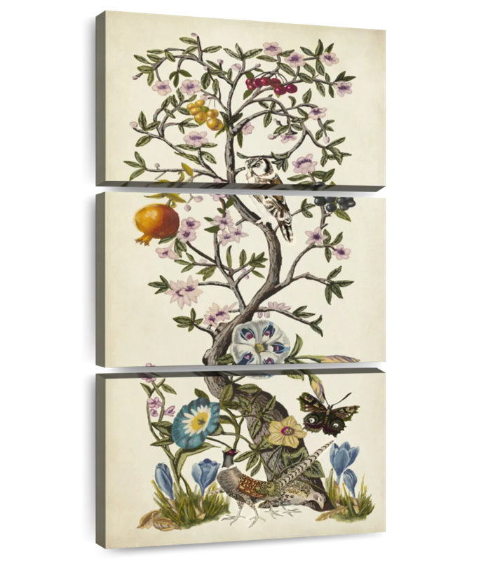 Chinoiserie Natura I, H 38 po x l 18 po