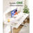 Glass Standing Desk with Writable Surface and Built-In Storage Drawers, Adjustable Height-110523599-110809674