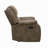 Modern Reclining Chair Polished Microfiber Pillowtop Arms Solid Wood Frame 1Pc Living Room Furniture-649349412