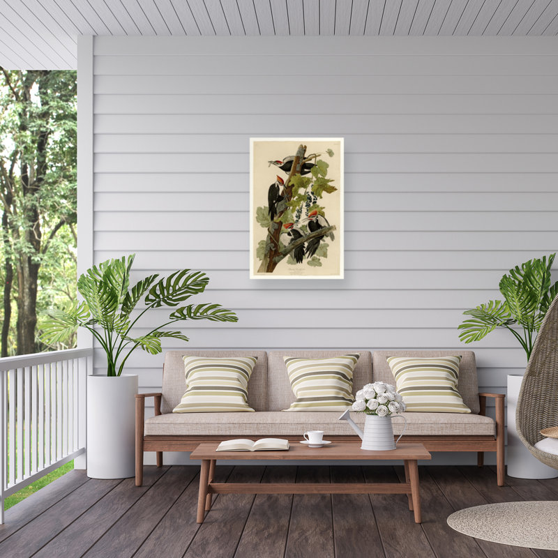 Décoration murale d'extérieur toutes saisons John James Audubon, L 30 po x H 47 po