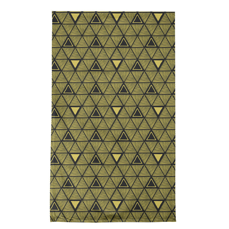 Jordao Tea Towel Kitchen Towel, Black/Yellow, Poly Twill