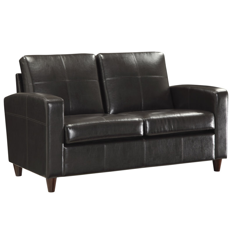 Causeuse en cuir Caswell Wilmot, Espresso