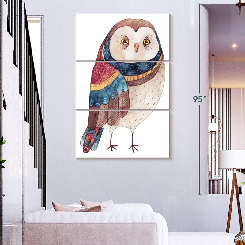 Brampt Odd Owl, 74" H x 48" W
