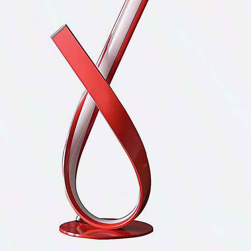 Lampe de table 17 po, Rouge
