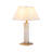 Sidnee Alabaster White/Gold Desk Nightstand Luxe Table Lamp