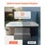 Hot Tub Step 2-Step Spa RV Stairs HIPS 63.5 cm Wide for Outdoor Pool