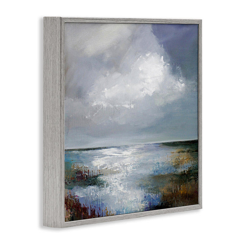 «Sun Reflection Ocean Surface», estampe numérique par Karen Hale, H 24 po x l 24 po, Estampe numérique Farmhouse