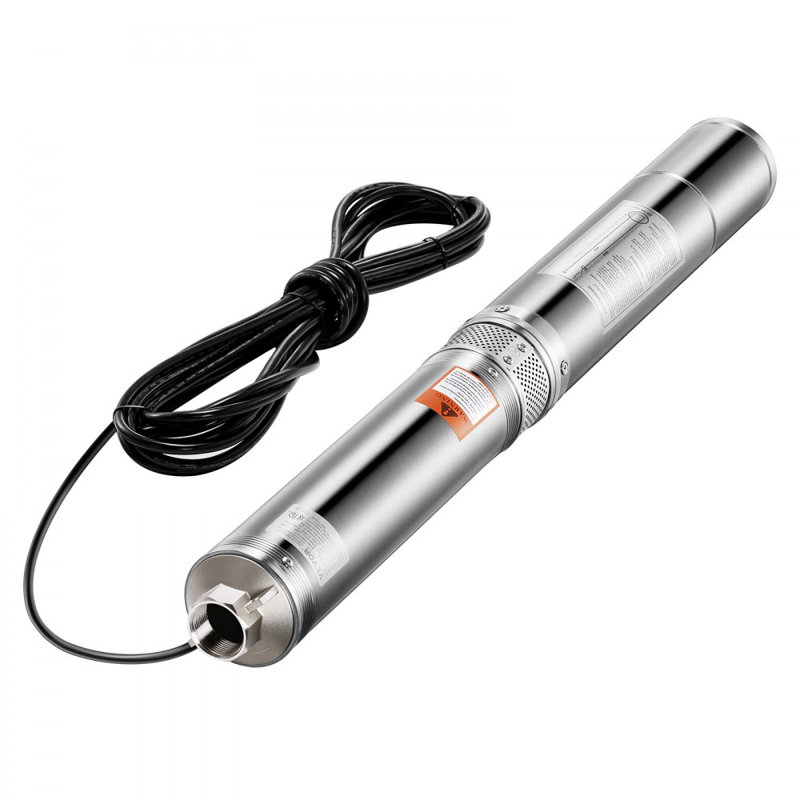 Pompe à eau profonde en acier inoxydable 1,5 HP 31,7 gal / min 276 pi