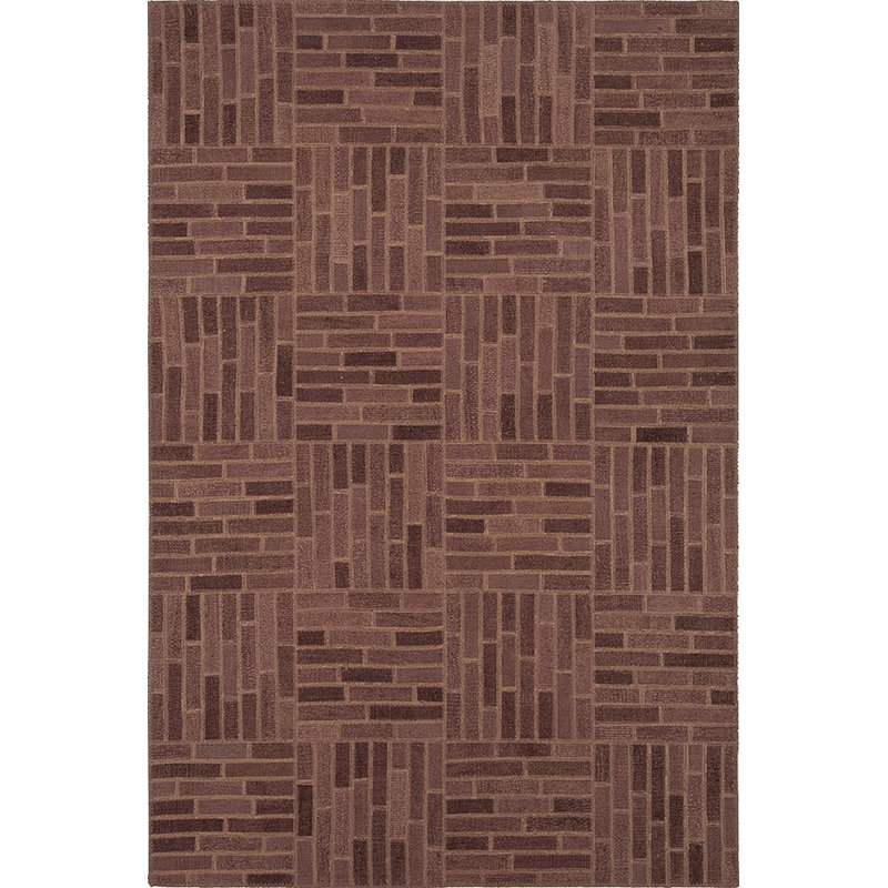 Tapis rose en coton noué à la main Issael