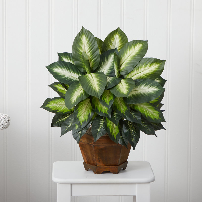 Mengjie 16 po plante de feuillage dans un vase décoratif
