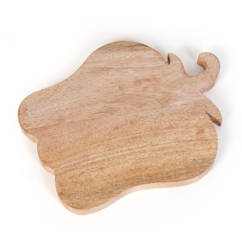 Ambrosia Apple Shaped Mango Wood Cutting Board