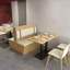 Banc rembourré en similicuir Modern Modern