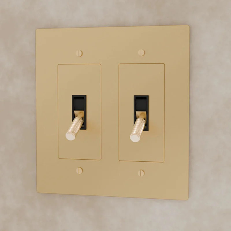 Toggle Switch, Gold
